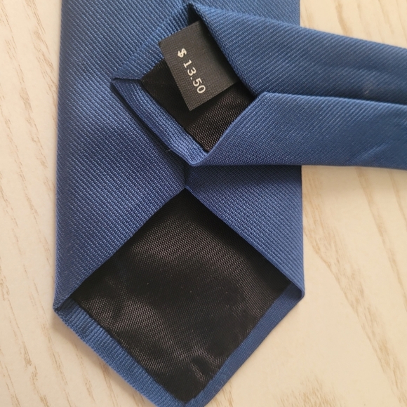 SIMPSONS HUNT CLUB Vintage Blue Necktie with Two Flying Loons - Picture 3 of 8